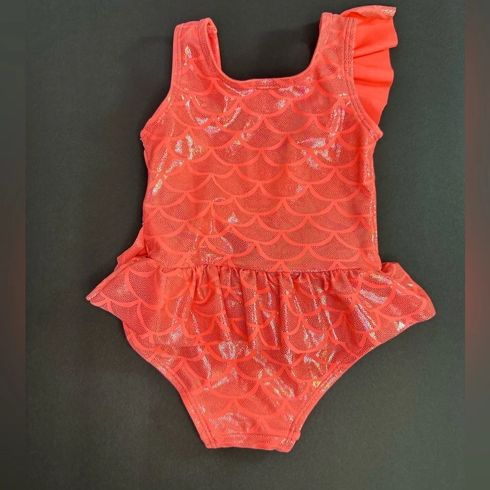SOL Swim Baby/Kids bathing suit. Pink mermaid size 18 mth